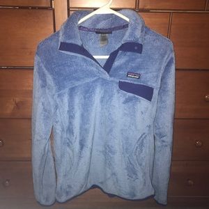 Blue Patagonia Re-Tool Snap-T Fleece Pullover